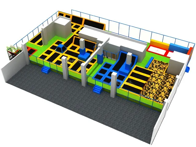 TUV approved Indoor Trampoline Park in China